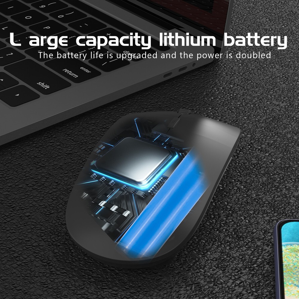 Slim Mini Wireless Keyboard Bluetooth/ Mouse For PC Laptop Mac iOS iPhone Tablet