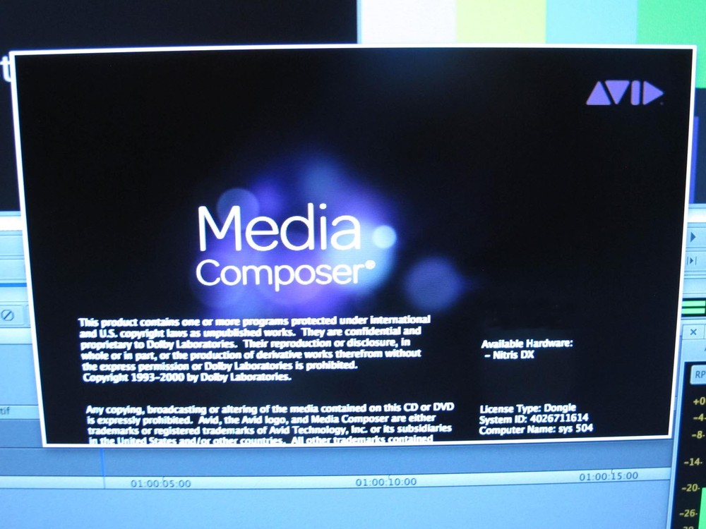 Avid Nitris Dx w/ Host PCIe Card & Cable -Tested in HD & SD