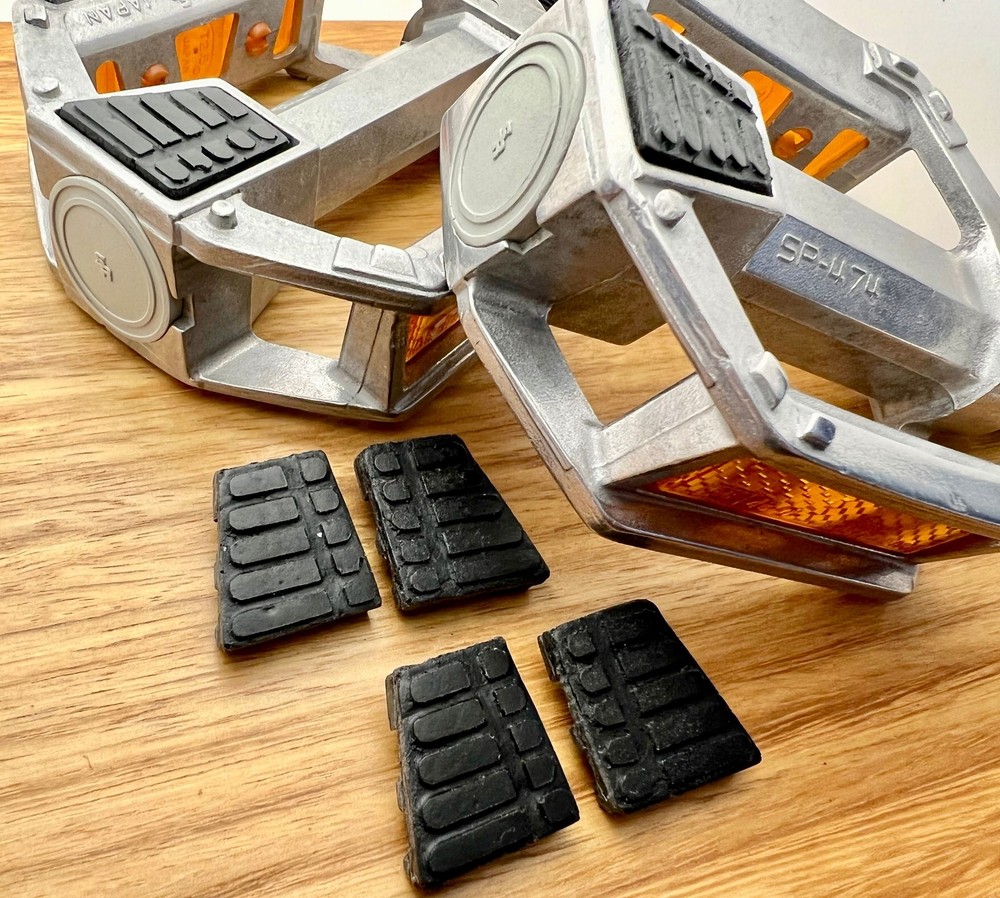 SR - 474 Pedal pad set - Black - old school bmx