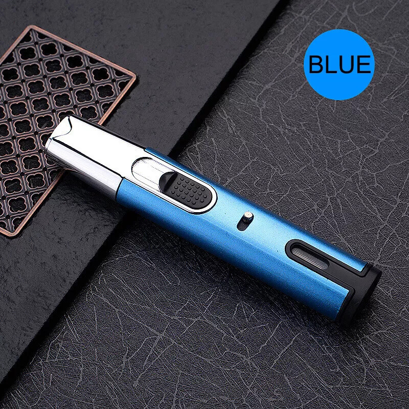 Refillable Butane Torch Lighter Adjustable Pen Lighter Double Flame Lighter Jet