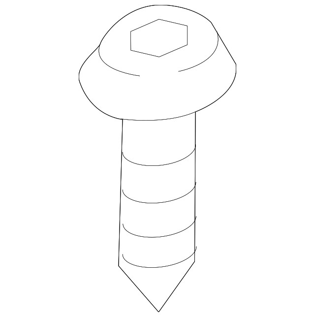 Genuine Audi Rivet N-907-164-03