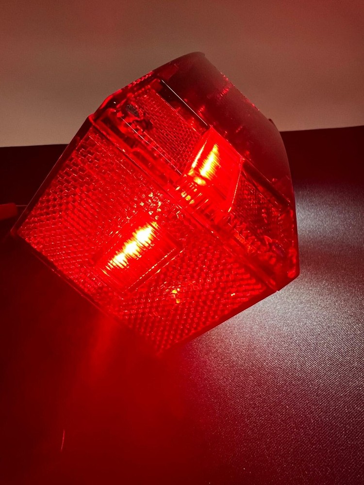 2PC (Left and Right) 12V 12 LED Low Profile Submersible Rectangle Trailer Lights