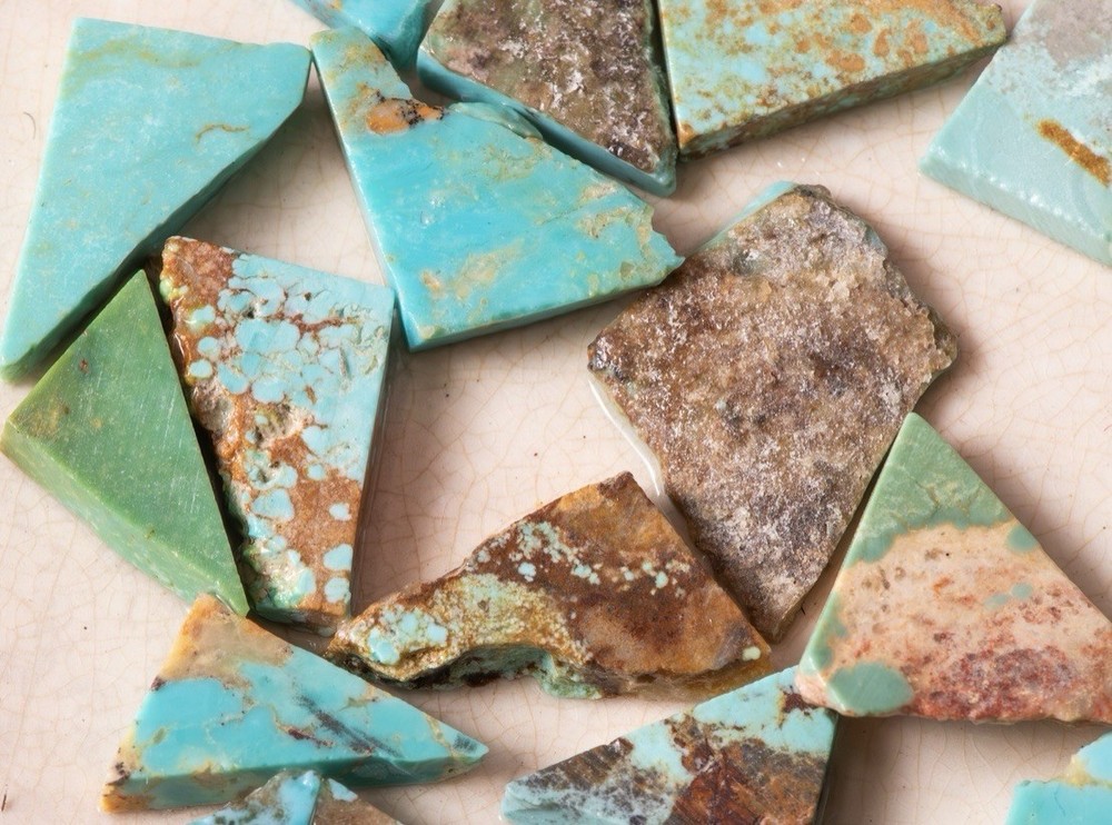 Bell Trading Post Triangle Turquoise Slabs 67 G’s!🔥Bell Trading Post Scrap! 🔥