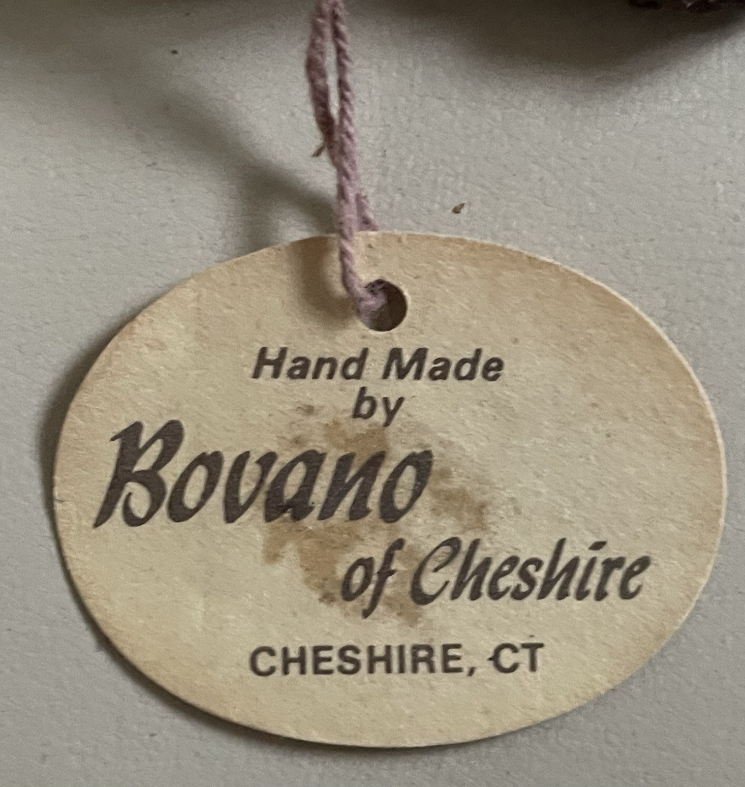 Vintage Bovano Of Cheshire Ornamental Sculpture On Drift Wood & Metal Flowers