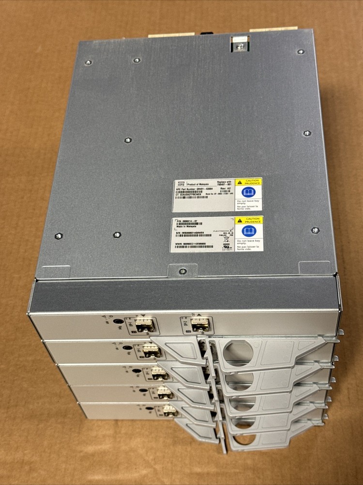 LOT (5) HPE 3PAR StoreServ 8000 Disk Array 12Gbs SAS I/O Controller QR491-63004