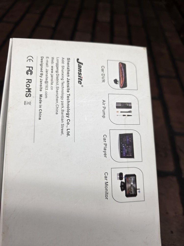 Jansite Stream Media Front View Touch Screen Mirror Dash Cam Only