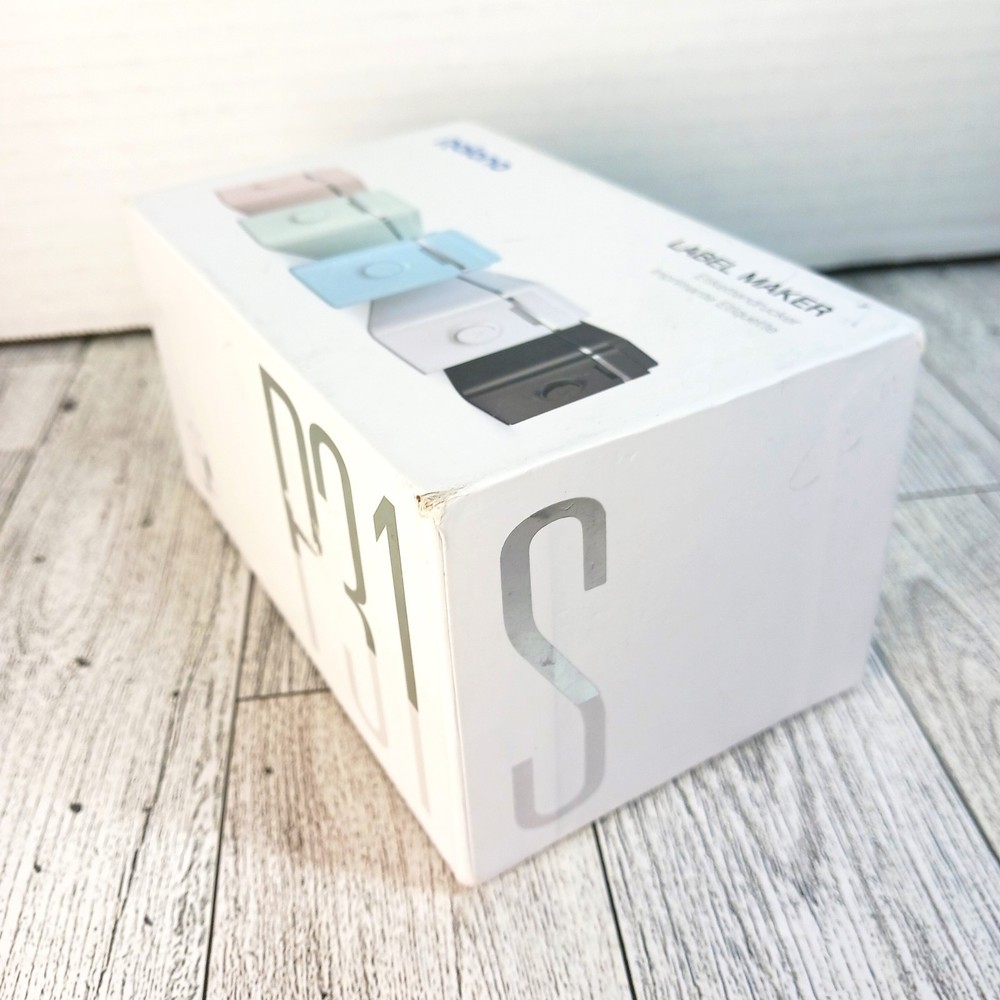 POLONO P31S Label Maker Machine with Tape, Portable Thermal Printer ~ Open Box
