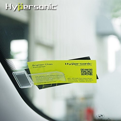 Transparent Car Windshield Parking Ticket Holder Clip 2pcs Auto Accessory