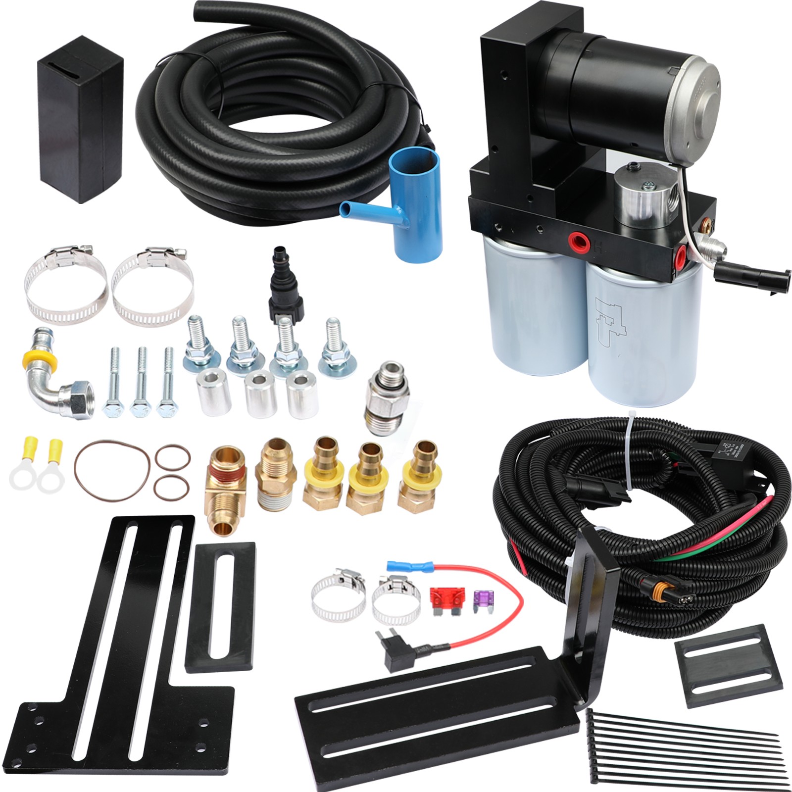 165GPH Diesel Fuel Lift Pump System For 98-04 Dodge Ram 2500 3500 Cummins NEW