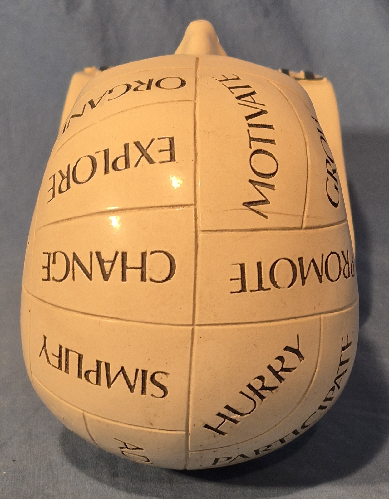 Vintage 11" Phrenology Bust / Head Statue, Chalkware (?), Scientific Psychology