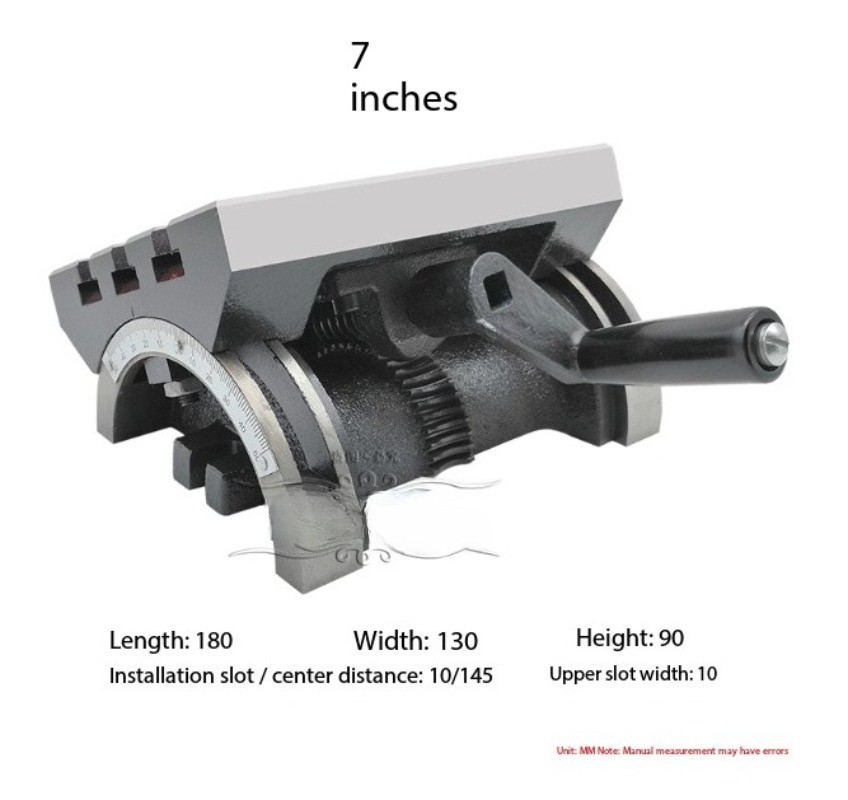 Tilting Milling and Drilling Machine with Angle-Adjustable Rotary Table