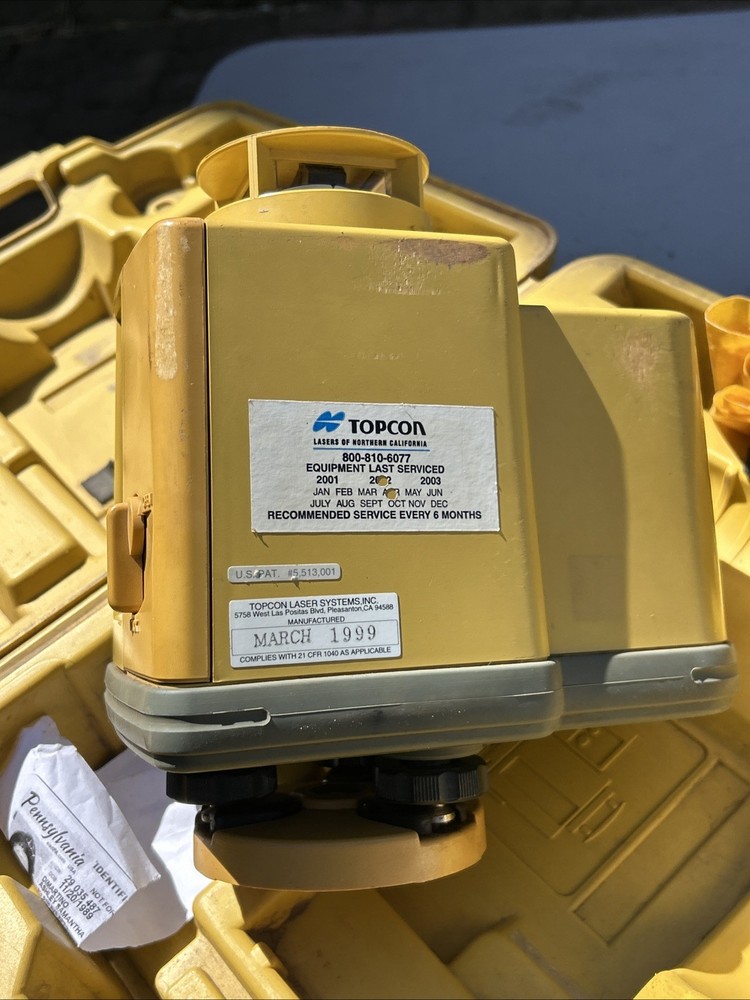 Topcon Marksman RL-60B Rotating Laser Level-With Hard Case-Untested