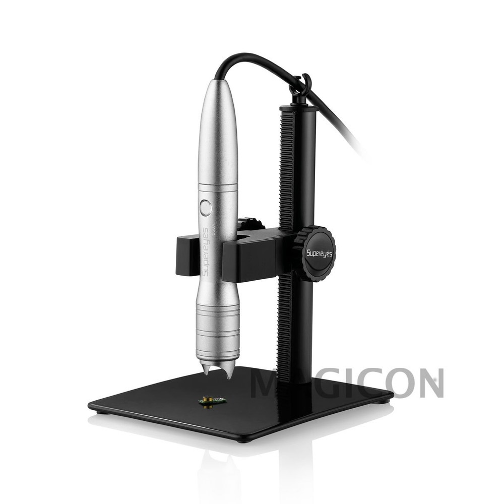 Supereyes A005+ 500X USB Handheld Auto Fine Focus Digital Microscope w LED&stand