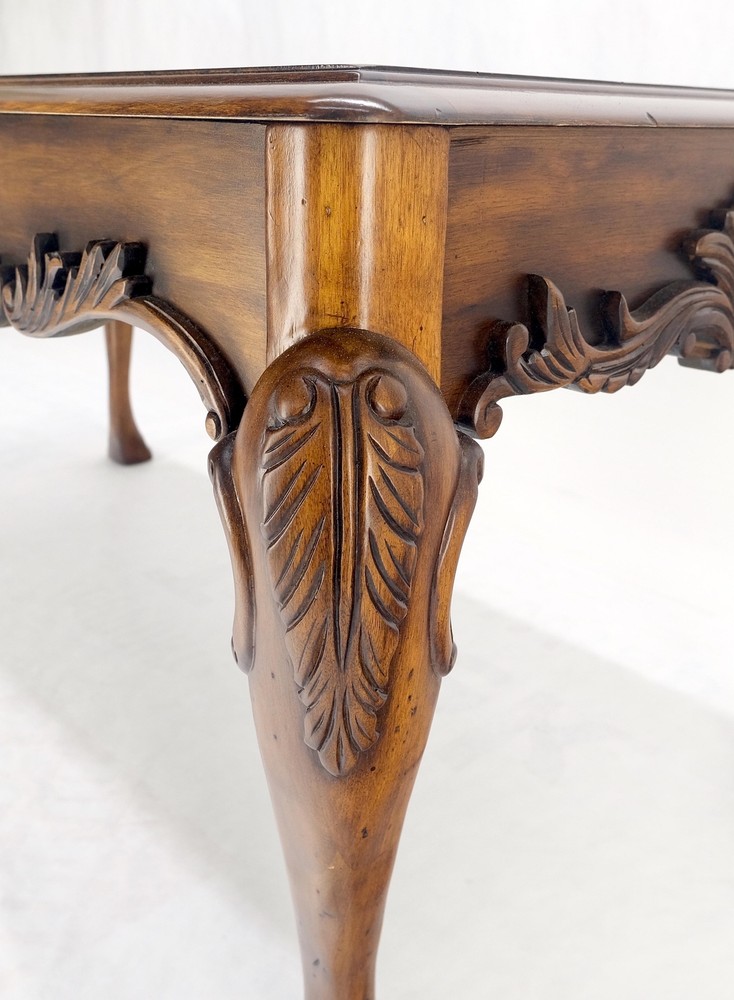 Spanish Colonial Carved Walnut 1 Drawer Writing Library Table Desk Console MINT!