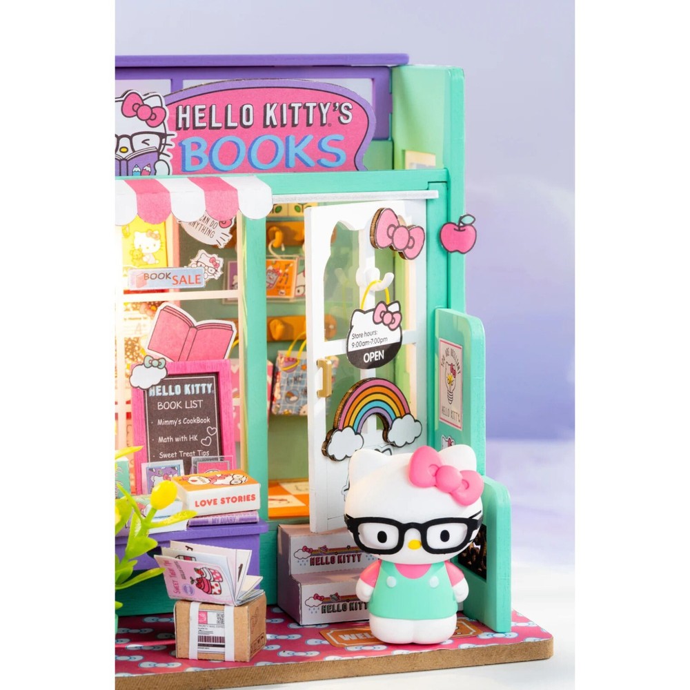 DIY 3D Puzzle - Hello Kitty Bookstore 53pcs