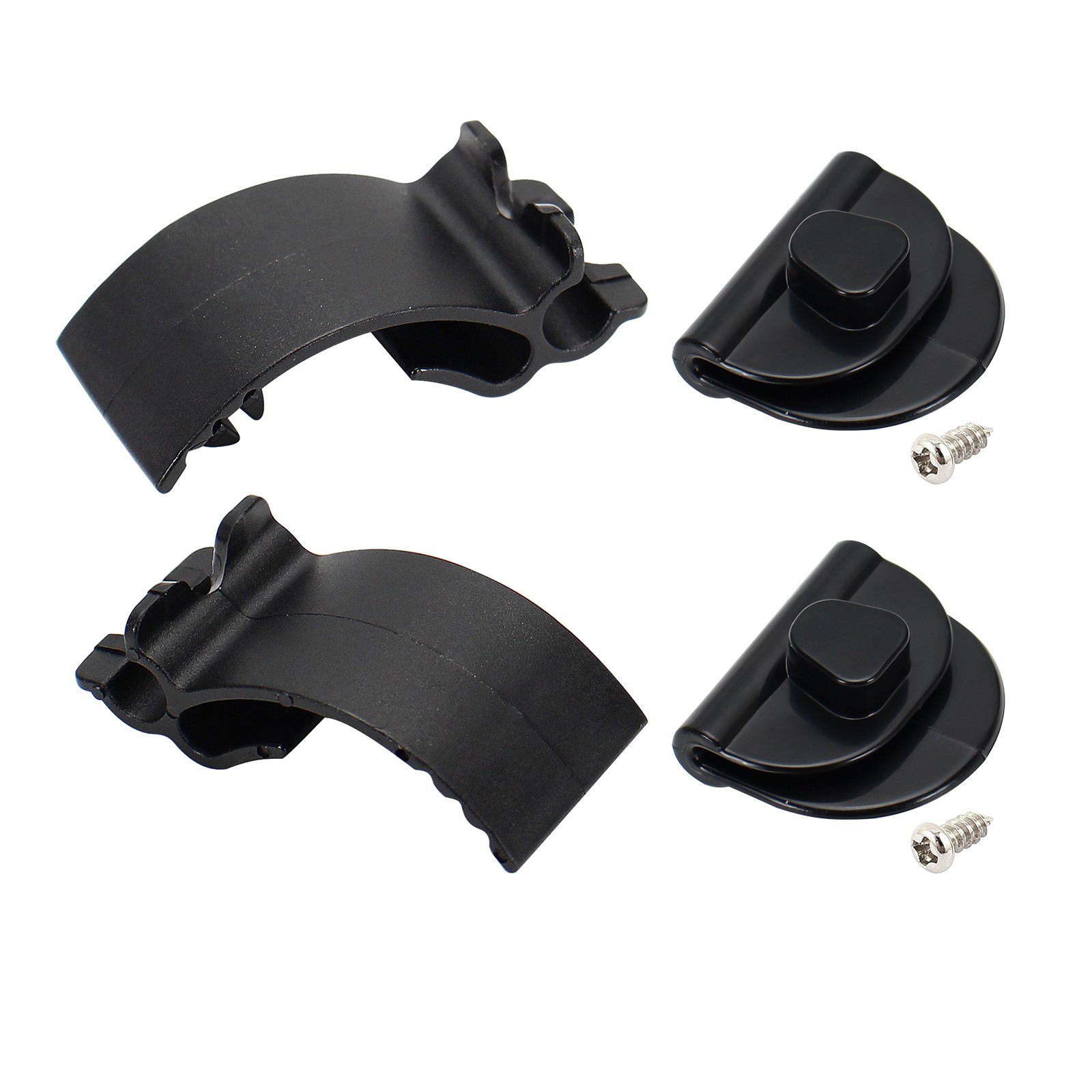 Left Side Battery Cover Clips For Harley Sportster XL883 XL1200 2004-2013 Black