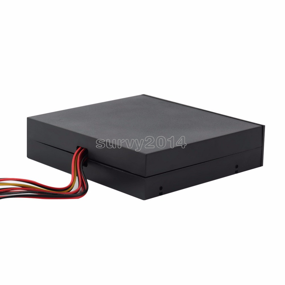 3.5inch PC HDD CPU 4 Channel Fan Speed Controller Led Cooling Front Panel