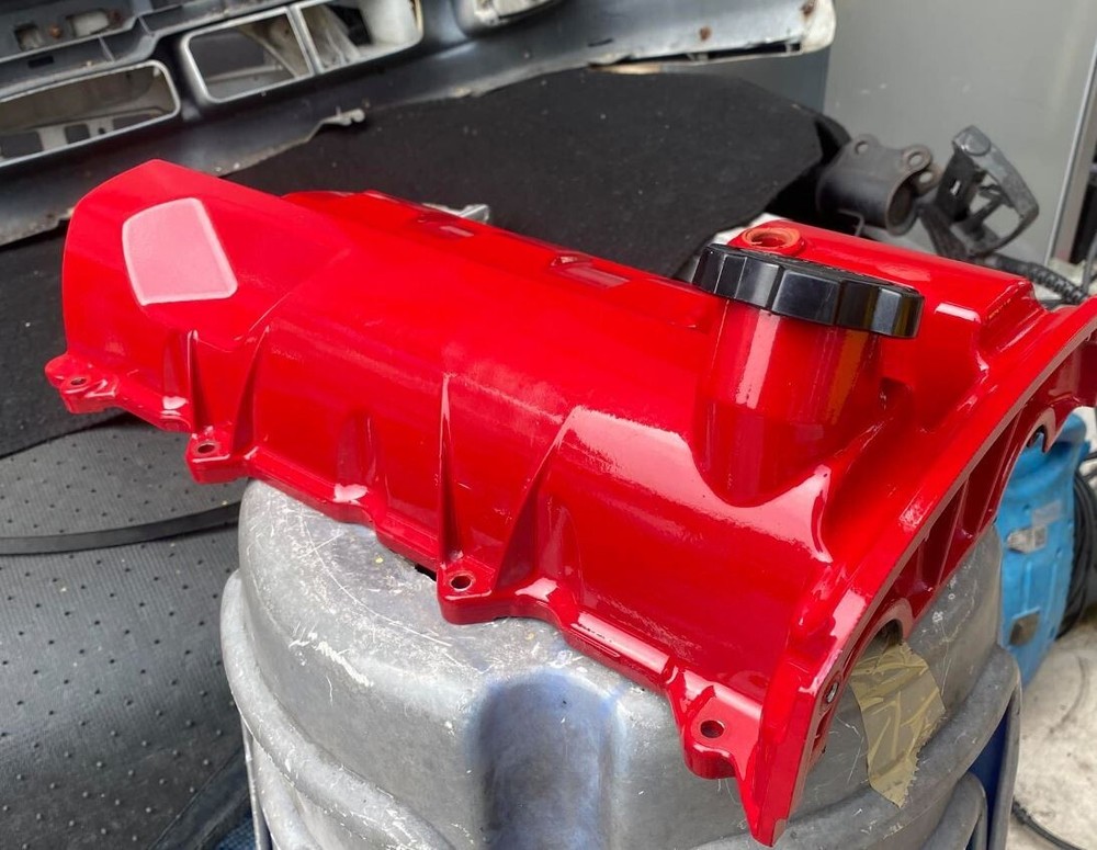 2PK Red Engine Enamel Spray Paint- Valve Cover Rust Resistanc High Temp.