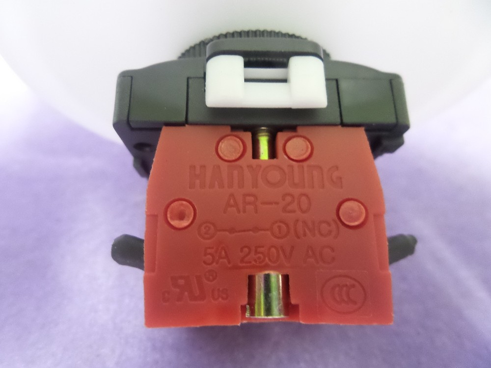HANYOUNG AR-20 CONTROL SWITCH 5A 250V, USED