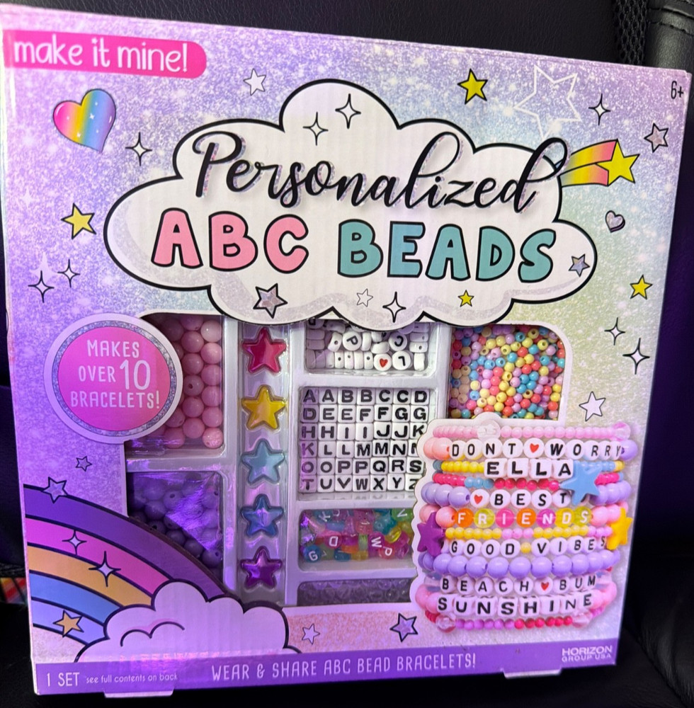 MAKE IT MINE PERSONALIZED ABC BEADS