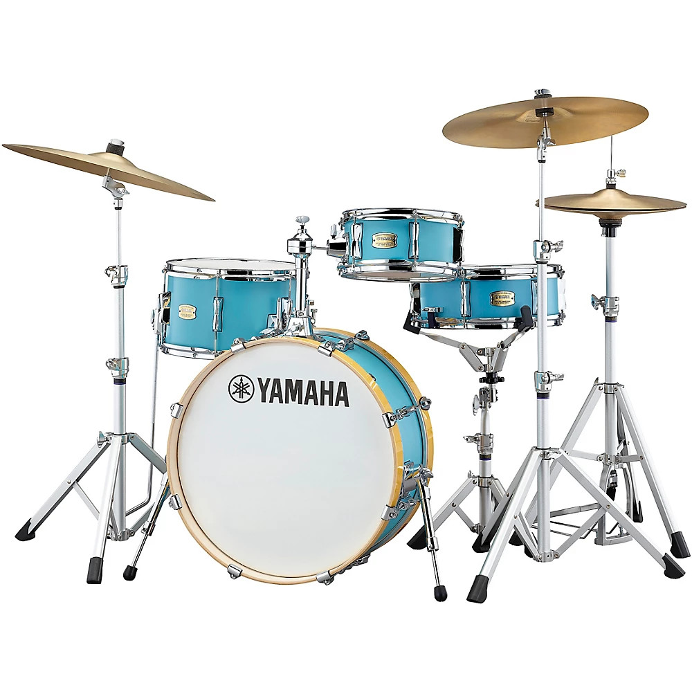 Yamaha Stage Custom Hip 4-Piece Shell Pack Matte Surf Green
