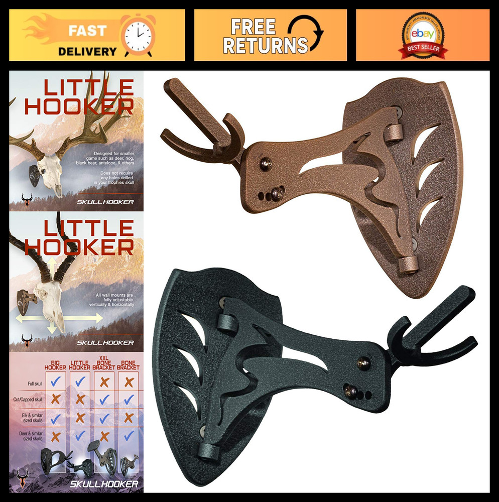 Trophy Skull Mounting Kit for Hogs, Aoudad, Alligator & Black Bear - Graphite &