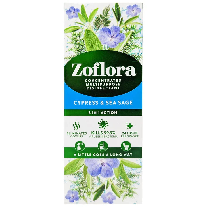 Zof-lora Concentrated Disinfectant Cypress &Sea Sage 120ml