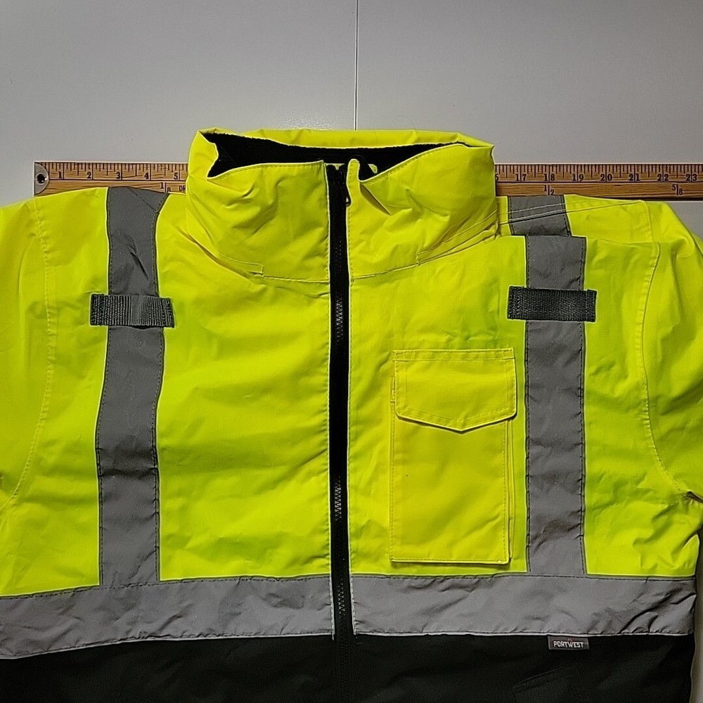 Portwest Safety Jacket Coat Medium Reflective High Visibility Type R Class 3