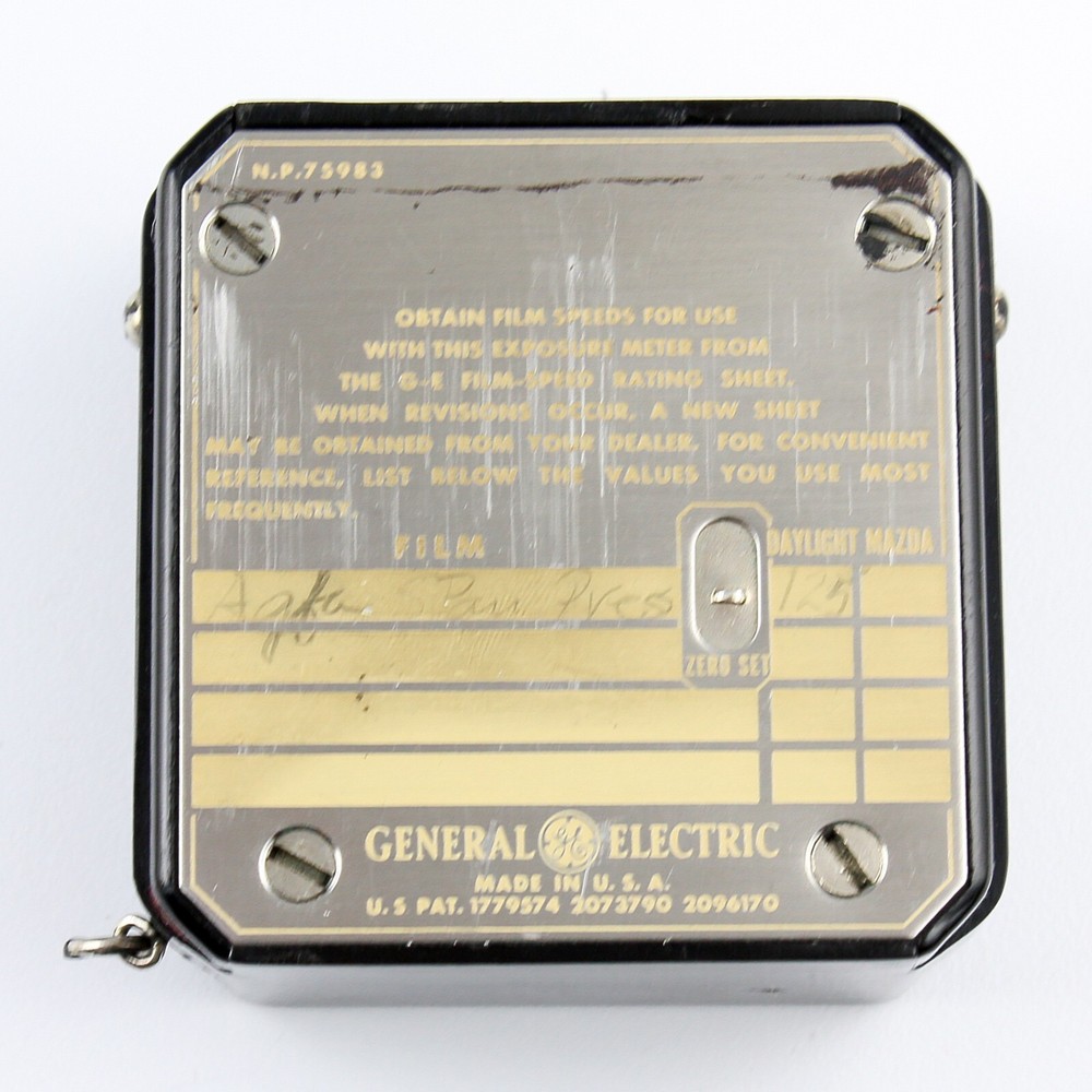 General Electric Foot Candle Exposure Meter - Works!