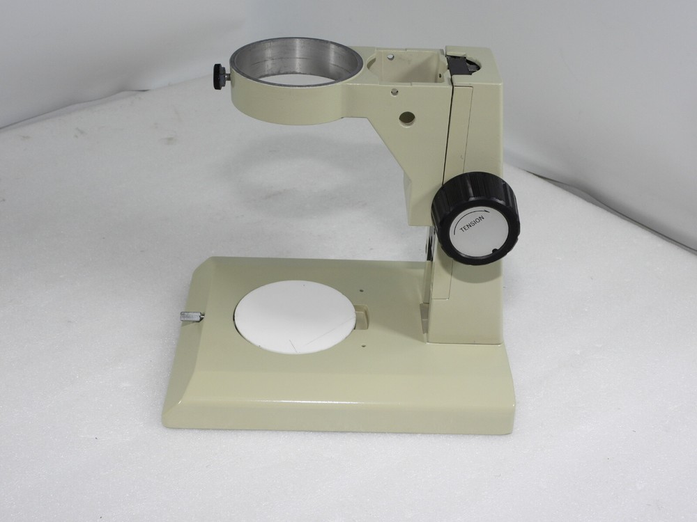 Stereo Microscope Track Stand & Focus Knobs 76mm Body Holder for Nikon SMZ-2B