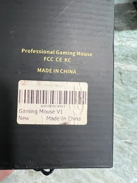Ranoulem Gaming Mouse Wired 7200 DPI Optical Sensor Programmable