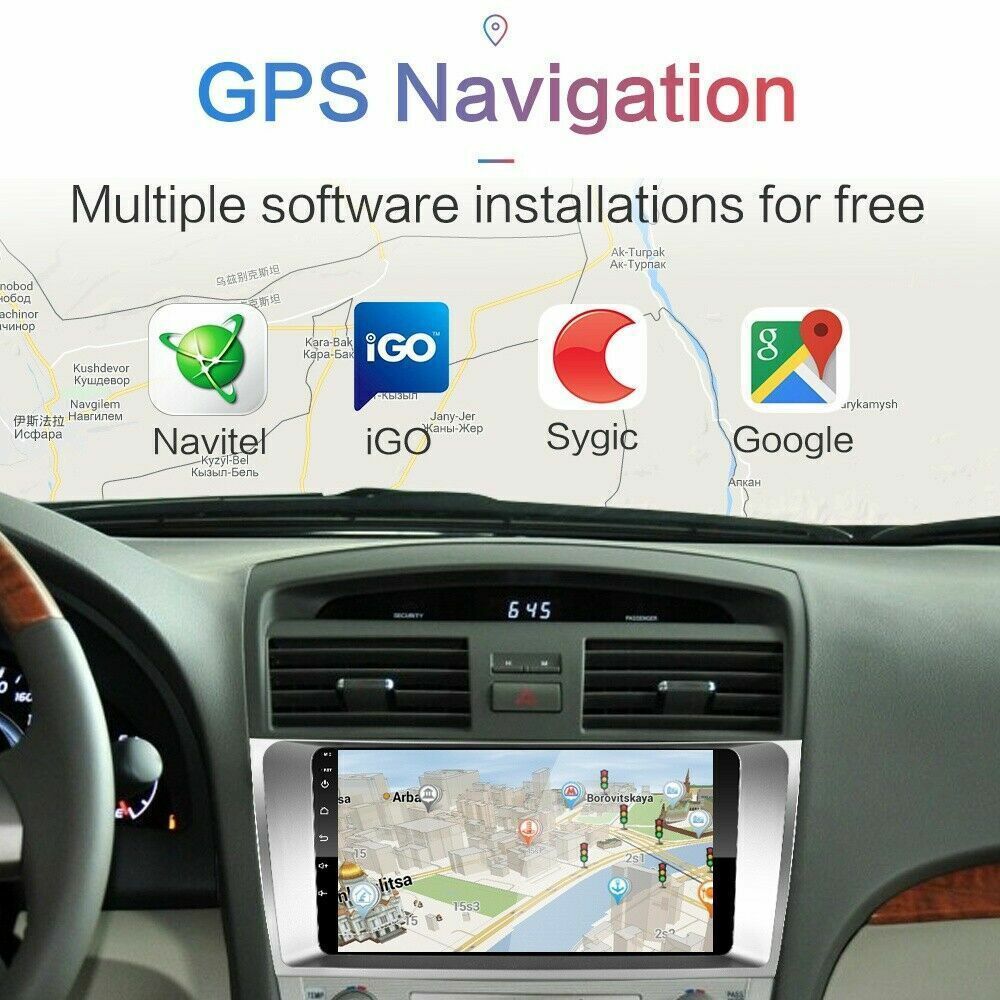 For 2007-2011 TOYOTA CAMRY CAM Android 15 CarPlay Car Stereo Radio GPS Navi WiFi
