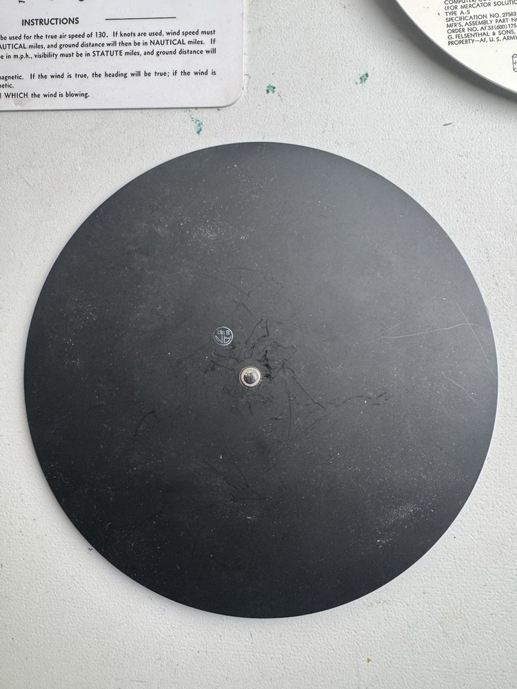 5 US Army Air Forces Flight Time Distance Computer Altitude Correction Air