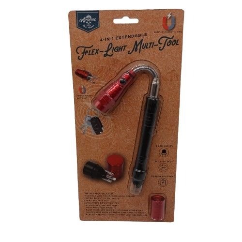 NEW Samsonico 4-in-1 Extendable Flex-Light Multi-Tool Fathers day Gift Camping