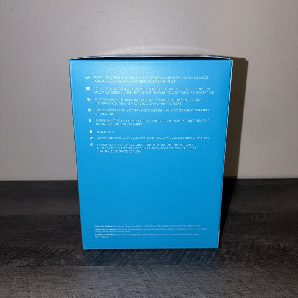 Amazon Echo Show 10 3rd Generation Smart Display & Speaker Charcoal NEW!