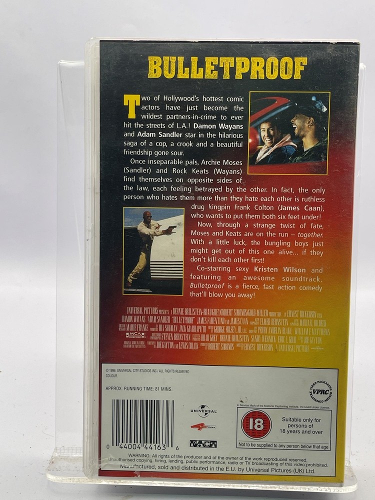 Bulletproof VHS Tape