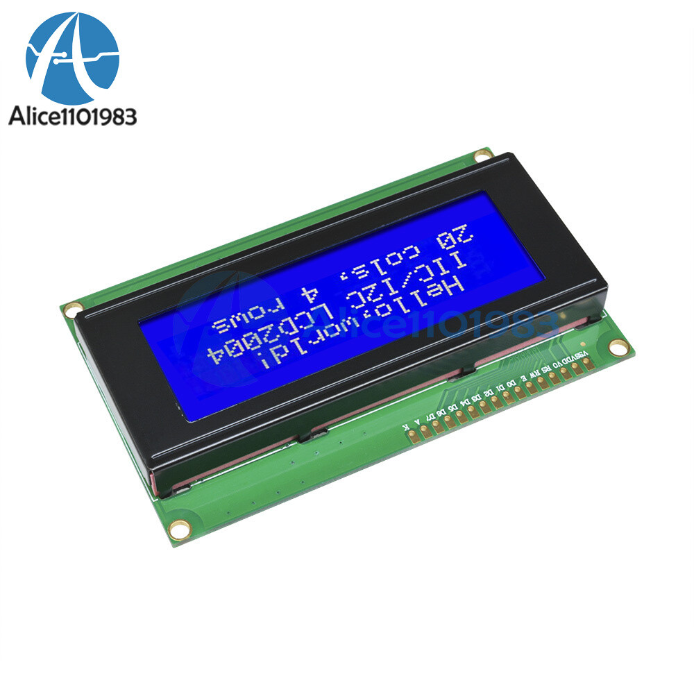 2004 204 20x4 Character LCD Display Module HD44780 Controller Blue Blacklight