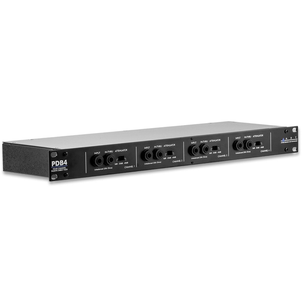 ART PDB4 4-Channel Passive Direct Box Bundle with XLR Cables
