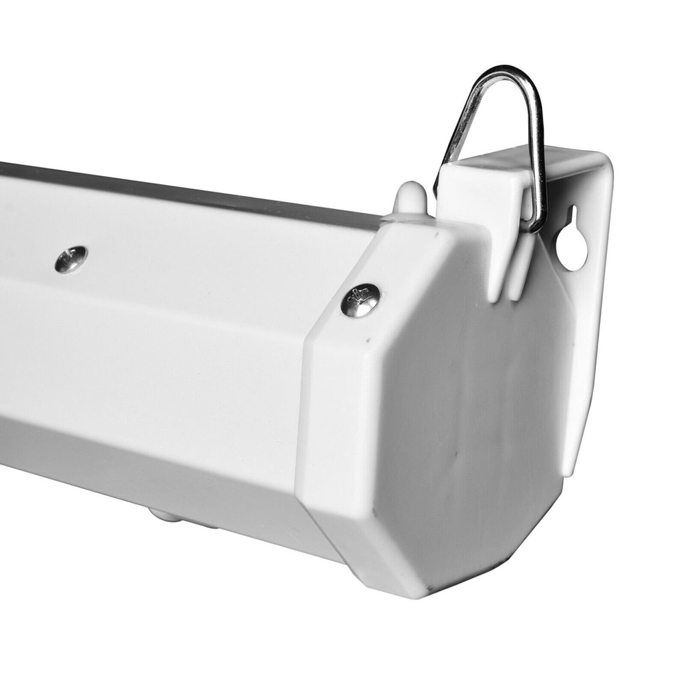 Pyle PRJELMT86 84" Motorized Projector Screen, Includes Remote Control - White