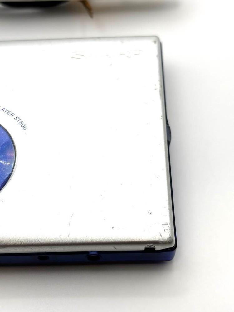 SHARP MD-ST500 Minidisc Player Blue Good