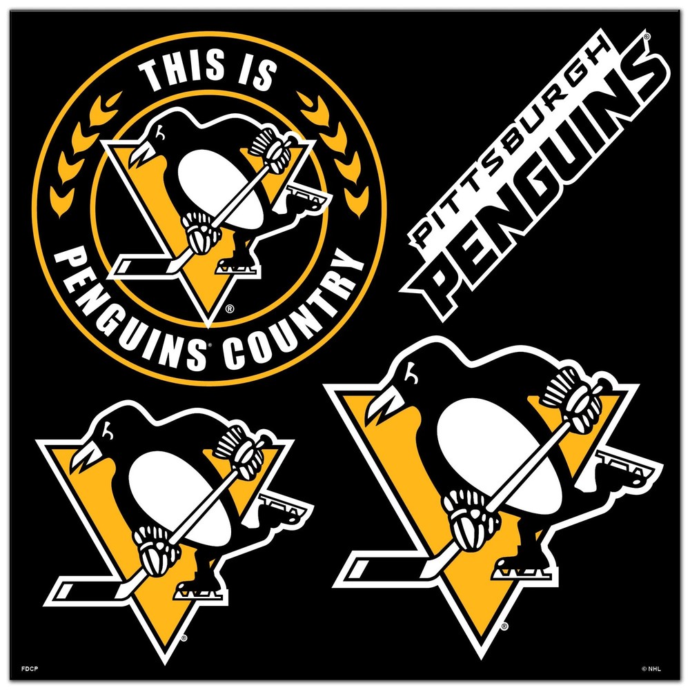 Pittsburgh Penguinis Magnet Kit 4 Piece