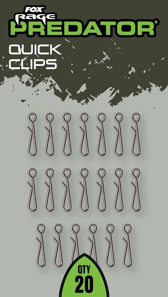 Fox Rage Predator Quick Clips Large / Fishing Tackle