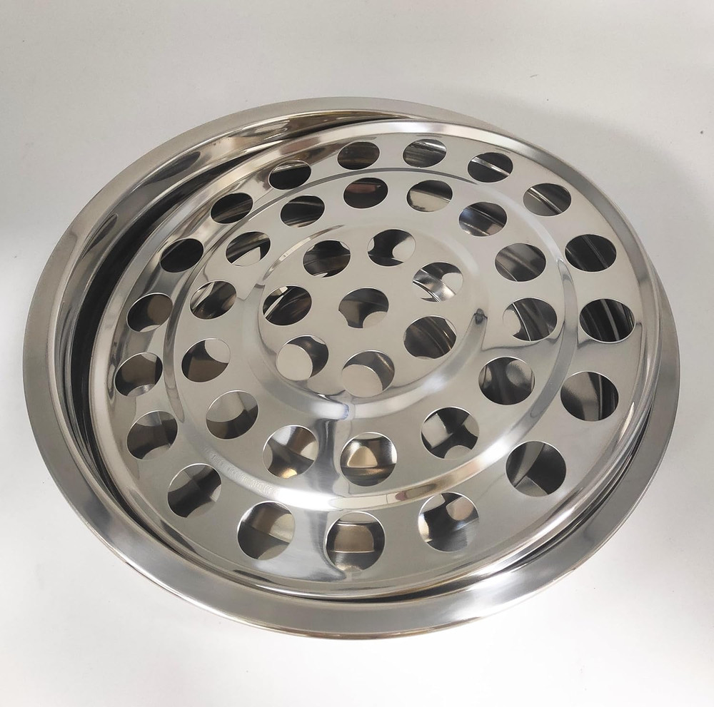 Stackable Silver Communion Tray with Cover for Church Service