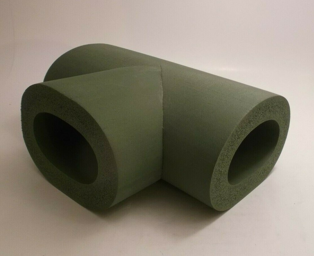 K-FLEX 2-5/8" x 1-3/64" Elastomeric Tee Pipe Fitting Insulation - 3/4" Thickness
