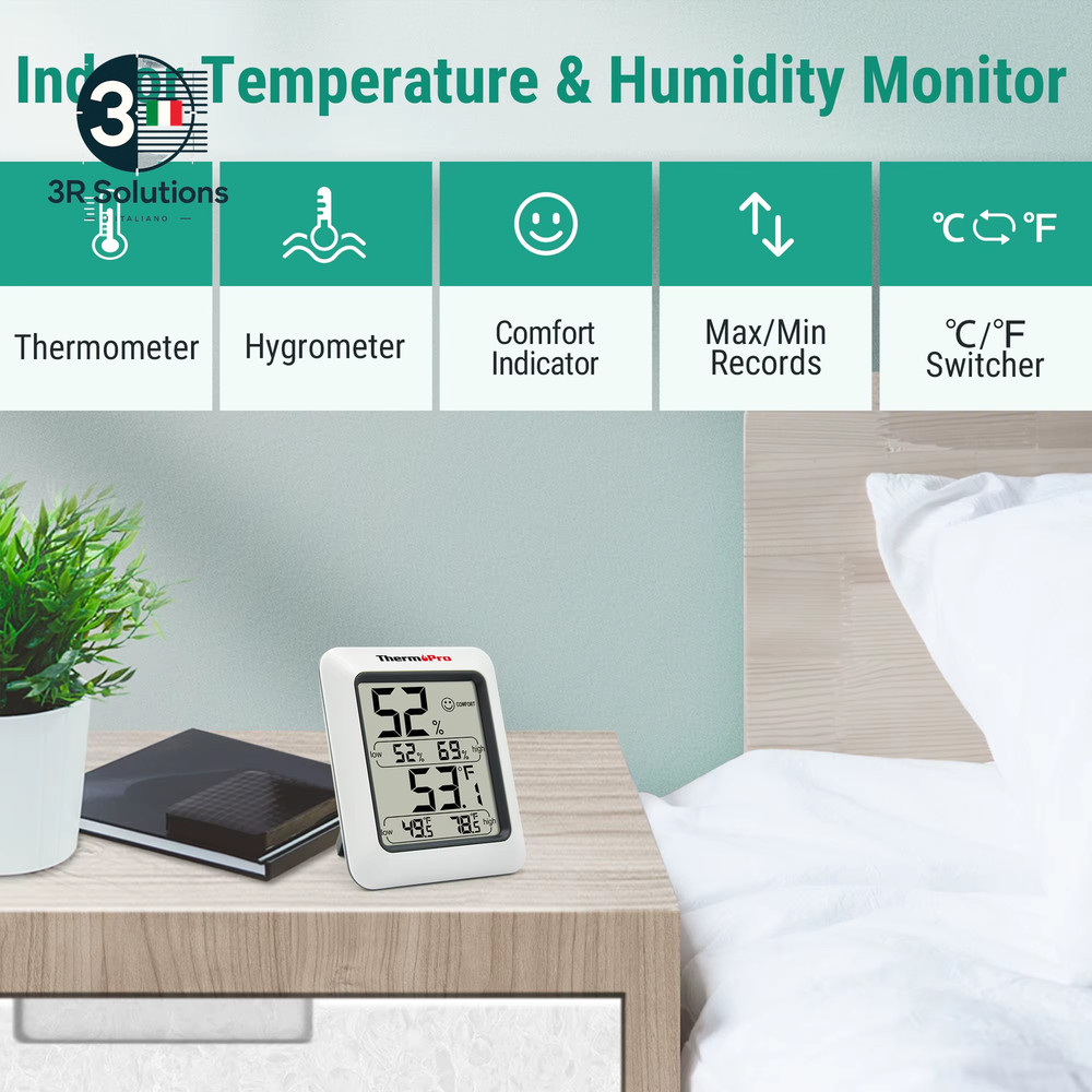 Thermopro TP50 Digital Thermometer Hygrometer Electronic Environmental Thermometer