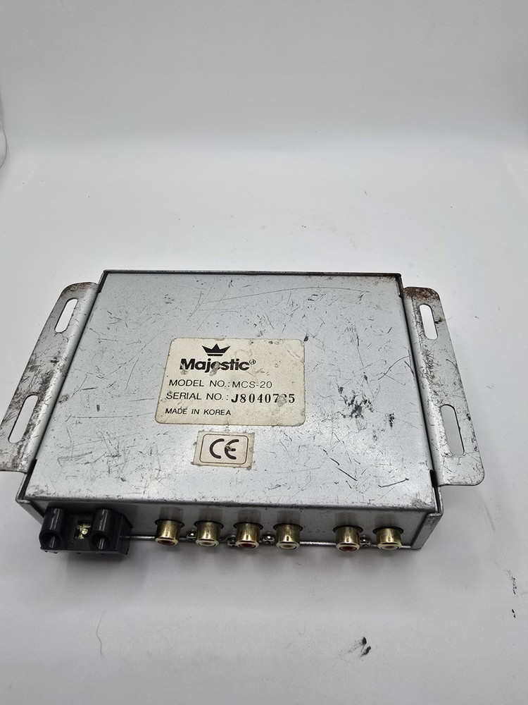 Majestic MCS-20 Electronic Crossover Network Car Audio Preamp Equalizer