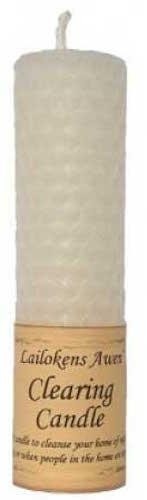 Clearing Organic Beeswax Ritual Spell Candle!