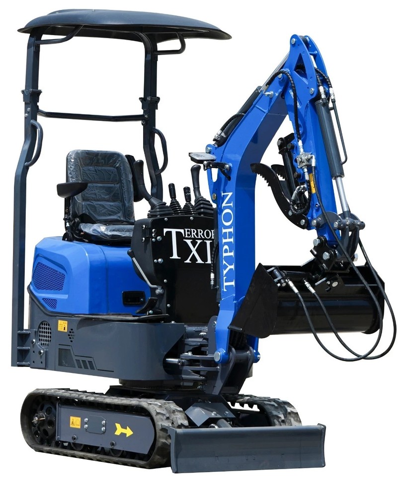 13 Attachments Bundle TERROR XI Mini Excavator Digger 13.5hp Gas B&S EPA Engine