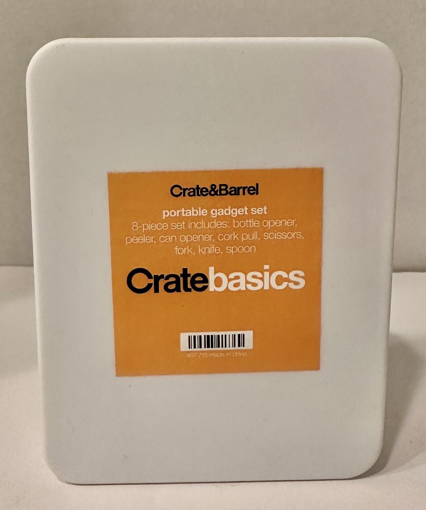 Crate & Barrel, NEW, 8 Piece Portable Gadget Set