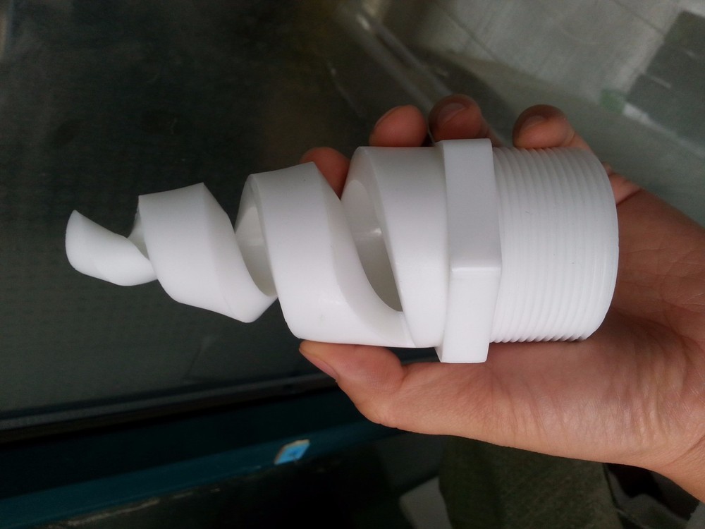 1 pc 2 " BSPT 2" DN50 Polypropylene PP Spiral Cone Spray Nozzle